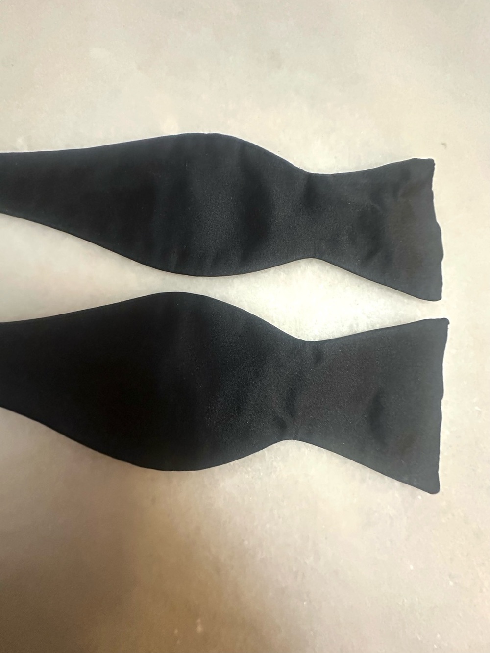 Brooks Brothers Adjustable Black All Silk Self-Tie Bow Tie - Made in USA - Picture 7 of 11